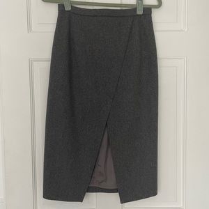 Michael Kors Collection wool pencil skirt - Gray Sz 4 NWT